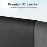 Aothia Leather Desk Pad Protector, Mouse Pad, Office Desk Mat, Non-Slip PU Leather Desk Blotter, Laptop Desk Pad, Waterproof Desk Writing Pad for Office and Home (Black,36" x 17") - Image 3