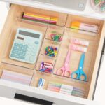 Vtopmart 25 PCS Clear Plastic Drawer Organizers Set, 4-Size Versatile Bathroom and Vanity Drawer Organizer Trays, Storage Bins for Makeup, Bedroom, Kitchen Gadgets Utensils and Office - Image 7