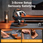 Solid Wood Controller Holder and Headphone Stand, Gaming Controller Stand for Desk, Dual Controller Organizer Rack, Fits Xbox, PS4, PS5, Gamepad, Headset Holder for Son, Husband, Boyfriend - Image 7
