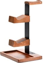 Solid Wood Controller Holder and Headphone Stand, Gaming Controller Stand for Desk, Dual Controller Organizer Rack, Fits Xbox, PS4, PS5, Gamepad, Headset Holder for Son, Husband, Boyfriend - Image 10