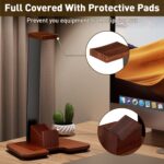 Controller Stand Wood Headphone Stand for Desk Gaming Desk Accessories Controller Holder for Gaming Equipment Headset Holder Gift for Father,Son,Husband,Boyfriend - Image 5