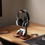 Controller Stand Wood Headphone Stand for Desk Gaming Desk Accessories Controller Holder for Gaming Equipment Headset Holder Gift for Father,Son,Husband,Boyfriend - Image 8