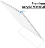 MaxGear Acrylic Sign Holder, 8.5 x 11 L-Shape Plastic Display Stand, 6 Pack | Clear Acrylic Material, L-Shape Design for Menus, Flyers and Signs, Easy Paper Insertion, Use In Office, Home, Store - Image 4