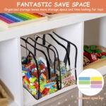 6 Packs Large Toy Storage Bags with Labels, Reusable Clear PVC Board Game Storage, Travel Waterproof Organizer Bags with Zipper for Building Blocks, Puzzle, Kids Books - Image 7