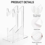 YIBEICO 2-Tier Game Controller Holder for Xbox Series X, Xbox, 360, Ps5, Ps4, Switch,Nintendo,Steam Controller, Desktop Computer Game stand,Transparent Controller Display Stand - Image 7