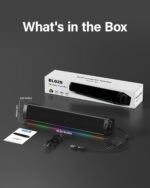 Immersive RGB Gaming Computer Speakers with 3 Sound Modes for Desktop PC, USB-C Monitor Speakers with Enhanced Bass, Aux-in & Headphone Port for PC, Laptop, Mac, PS5 - Image 9