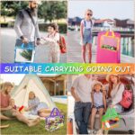 6 Packs Large Toy Storage Bags with Labels, Reusable Clear PVC Board Game Storage, Travel Waterproof Organizer Bags with Zipper for Building Blocks, Puzzle, Kids Books（6 Colors） - Image 8