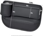 Anti-Drop Car Seat Gap Filler Organizer, Premium Leather Console Organizer, Easy Access to Phone/Keys, Universal Fit for Car SUV Truck Multi-Purpose Essentials Organizer(2PC) - Image 8