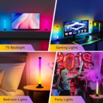 Ledagic Led Light Bar with Music Sync, Color Changing TV Backlight App & Remote Control, IC+RGB & W Smart RGB Light Bar, USB Powered Led Lights for TV, PC Room Monitor Backlight Gaming Accessories - Image 5