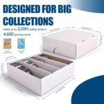 CHAIARRY 4-pack Sports Card Storage Boxes 3200 Count, Cardboard Trading Card, Large Capacity Card Cases for Baseball Cards, Sports Cards, TCG, MTG & All Trading Card Games - Image 4