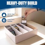CHAIARRY 4-pack Sports Card Storage Boxes 3200 Count, Cardboard Trading Card, Large Capacity Card Cases for Baseball Cards, Sports Cards, TCG, MTG & All Trading Card Games - Image 5