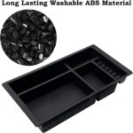 Center Console Organizer Compatible with 2015-2020 Chevy Yukon Tahoe Suburban and 2014-2018 GMC Sierra Silverado Tray Accessories Armrest Storage-Full Console w/Bucket Seats ONLY - Image 5