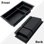 Center Console Organizer Compatible with 2015-2020 Chevy Yukon Tahoe Suburban and 2014-2018 GMC Sierra Silverado Tray Accessories Armrest Storage-Full Console w/Bucket Seats ONLY - Image 7