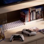 Video Game Storage Holder for PS5/ PS4/ PS3/ PS2/ Xbox One/Xbox 360 and Xbox Series X/S/Wii/Switch/Switch 2 Game Cases, DVD and Blu-Ray Organizer for Desk (2 PCS) - Image 6