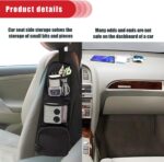 QUICTO 2PCS Car Seat Storage Hanging Bag, Multi-Pocket Seat Side Organizer, Multifunctional Mesh Net Pocket, Can Hold Mobile Phone, Wallet, Glasses, Suitable for Cars, SUVs, Trucks - Image 5