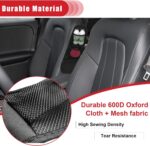 QUICTO 2PCS Car Seat Storage Hanging Bag, Multi-Pocket Seat Side Organizer, Multifunctional Mesh Net Pocket, Can Hold Mobile Phone, Wallet, Glasses, Suitable for Cars, SUVs, Trucks - Image 7