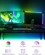 RGB LED Backlights for Monitor, Smart App Control Multiple Modes, Music Sync, USB Port (for 24in Monitor, Standard) - Image 7