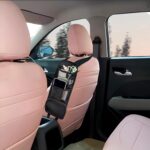 QUICTO 2PCS Car Seat Storage Hanging Bag, Multi-Pocket Seat Side Organizer, Multifunctional Mesh Net Pocket, Can Hold Mobile Phone, Wallet, Glasses, Suitable for Cars, SUVs, Trucks - Image 8
