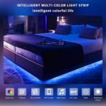 Pandery RGB COB LED Strip Light with Remote and app Control,Music Synchronized Color Change 24V RGB led Strip,6.56FT/2M,10mm Wide,Indoor RGB Lights for Bedroom,Game Room,Bar,Party - Image 10