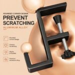 JAKO Headphone Stand - Aluminum Alloy Headphone Holder, Under Headset Stand for Desk Fit for PC Gaming Headset Hanger Hook Suitable for Office, Computer, Student Class Desk, Handmade Creator Table - Image 6