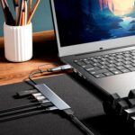【Upgrade】 USB C/USB Hub, BERLAT Aluminum 7 in 1 USB C & USB Hub with USB 3.0, USB 2.0 Ports for PC/Laptops/MacBook Pro/Air/iMac/iPad and More Devices - Image 6