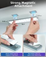 EZVALO 80RGB Color Changing Under Cabinet Lighting Wireless, 1800mAh Rechargeable Led Strip Shelf Lights, Timer & Dimmable Bar Light with Remote for Kitchen, Bedroom, Display Case, Car, 6Pack - Image 9