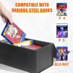 Video Game Storage Boxes, Blu-Ray Storage Boxes, Magnetic Video Game Box Protector Case, Store Up to 20 Cases – 1 Pack - Image 5