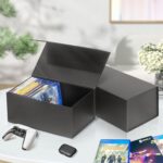 Video Game Storage Boxes, Blu-Ray Storage Boxes, Magnetic Video Game Box Protector Case, Store Up to 20 Cases – 1 Pack - Image 7