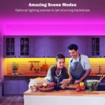 Leeleberd Led Lights for Bedroom 100 ft (2 Rolls of 50ft) Music Sync Color Changing RGB Led Strip Lights with Remote App Control Bluetooth Led Strip, Lights for Room Home Kitchen Party Decor - Image 7