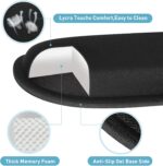 Yolanda Keyboard Wrist Rest Memory Foam, Easy Typing Pain Relief, Keyboard Mouse Pad Set for Computer, Laptop, Home & Office - Image 3
