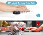 Yolanda Keyboard Wrist Rest Memory Foam, Easy Typing Pain Relief, Keyboard Mouse Pad Set for Computer, Laptop, Home & Office - Image 6