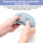 Hoewina Keyboard Wrist Rest,Ergonomic Wrist Rest,Superfine Fabric and Gel Memory Foam Wrist Pad for Computer Keyboard for Easy Typing & Pain Relief, Suitable for Office, Family, Outdoor, Black - Image 5