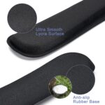 Hoewina Keyboard Wrist Rest,Ergonomic Wrist Rest,Superfine Fabric and Gel Memory Foam Wrist Pad for Computer Keyboard for Easy Typing & Pain Relief, Suitable for Office, Family, Outdoor, Black - Image 6