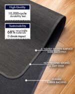 Baroyal Office Chair Mat for Hardwood Floor Under Desk Computer Rolling Chair Mat for Wood/Tile Floor Non-Slip Heavy Duty Desk Rug PVC Plastic Hard Floor Protector 36" x 48" (Espresso) - Image 5
