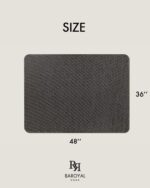 Baroyal Office Chair Mat for Hardwood Floor Under Desk Computer Rolling Chair Mat for Wood/Tile Floor Non-Slip Heavy Duty Desk Rug PVC Plastic Hard Floor Protector 36" x 48" (Espresso) - Image 7