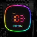 KOTIN Prebuilt Gaming PC RTX 5070 12GB, Ryzen 7 9700X, 32GB DDR5, 1TB SSD | 11.3in Smart Display, 850W 80+ Gold PSU, 360mm Liquid Cooler, WiFi 7, 1440p 4K ARGB Windows 11 Gaming Desktop Computer - Image 5