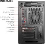 KOTIN Prebuilt Gaming PC RTX 5070 12GB, Ryzen 7 9700X, 32GB DDR5, 1TB SSD | 11.3in Smart Display, 850W 80+ Gold PSU, 360mm Liquid Cooler, WiFi 7, 1440p 4K ARGB Windows 11 Gaming Desktop Computer - Image 8