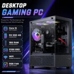 Prebuilt Gaming PC Desktop, Intel Core I5 up to 3.6GHz, RX 550 4G GDDR5 - Image 3
