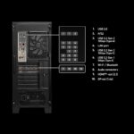msi Codex R2 Gaming Desktop PC | NVIDIA GeForce RTX 5070 12GB | Intel Core i5-14400F | 32GB DDR5 RAM | 1TB NVMe SSD | Air Cooling | Wi-Fi 6E | Windows 11 Home | VR Ready | D14NVP5-613US - Image 7