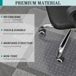 Office Chair Mat for Carpets, Clear Computer Desk Chair Mat for Low Carpeted Floors, Thick and Sturdy Carpet Protector, Easy Glide and Flat Without Curling (30" x 48" Rectangle) - Image 6