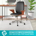 Office Chair Mat for Carpets, Clear Computer Desk Chair Mat for Low Carpeted Floors, Thick and Sturdy Carpet Protector, Easy Glide and Flat Without Curling (30" x 48" Rectangle) - Image 9