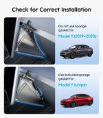 Wigoo Under Screen Organizer for Model Y 2019~2026, Including Model Y Juniper 2025~2026 (Standard, Premium & Performance), Concealed Center Console Organizer Tray, Quick & Stable Installation - Image 5