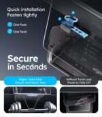 Wigoo Under Screen Organizer for Model Y 2019~2026, Including Model Y Juniper 2025~2026 (Standard, Premium & Performance), Concealed Center Console Organizer Tray, Quick & Stable Installation - Image 6