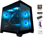 YAWYORE Gaming PC, AMD Ryzen 7 5700X, GeForce RTX 5060 Desktop Computer | 32GB DDR4 RAM, 1TB M.2 NVMe SSD,, ARGB Fans, WiFi+BT - Image 4
