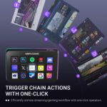 FIFINE AmpliGame Stream Controller with 15 Macro Keys, Streaming Keyboard with Trigger Actions in OBS/Twitch/YouTube/Streamlabs, Shortcut Buttons Keypad Works with Mac and PC-D6 - Image 3