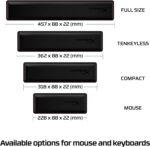 HyperX Wrist Rest – Mouse – Cooling Gel – Memory Foam – Anti-Slip,Black - Image 7