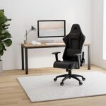 Corsair TC100 Relaxed Gaming Chair - Leatherette - Racing-Inspired Design - Lumbar Pillow - Detachable Memory Foam Neck Pillow - Adjustable Seat Height - Adjustable Armrests - Black - Image 3