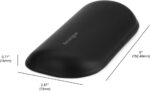 Kensington ErgoSoft Wrist Rest for Standard Mouse, Black (K52802WW), 2.9 x 0.7 x 6 inches | Ergonomic gel support, non-skid base, 2.9 x 0.7 x 6 in, eases wrist strain during mouse use - Image 4