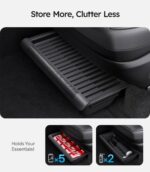 Wigoo Under Seat Storage Box for Tesla Model Y Juniper 2025~2026, 2 Pack Underseat Storage Tray with Lid, Secure No-Slide Design - Image 3