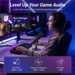 TONOR Dynamic Gaming Microphone, XLR/USB Mic Streaming, AI Noise Cancellation, Controlable RGB, Tap Mute, 3.5mm Headphone Jack, Volume Control, Microfono with Desktop Stand, Black, TD510 AIR S - Image 4